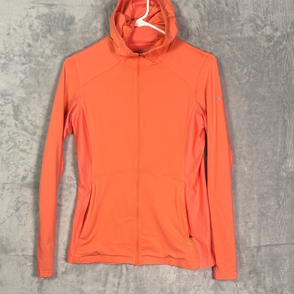 Columbia Coral Hooded Full Zip Running Jacket Size Small